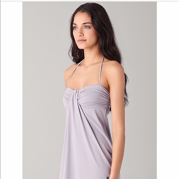 Susana Monaco Penny Dress in periwinkle. - Picture 4 of 8